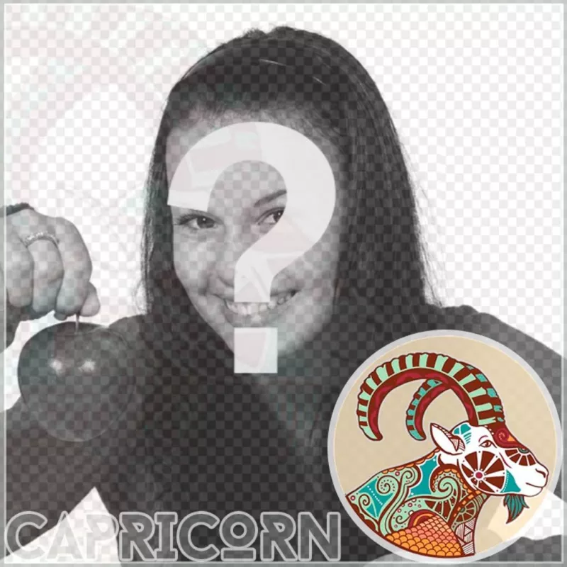 Montage of the zodiac sign Capricorn for your profile pictures. ..