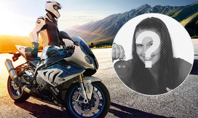 Photomontages to put your photo with competition bikes - Photofunny