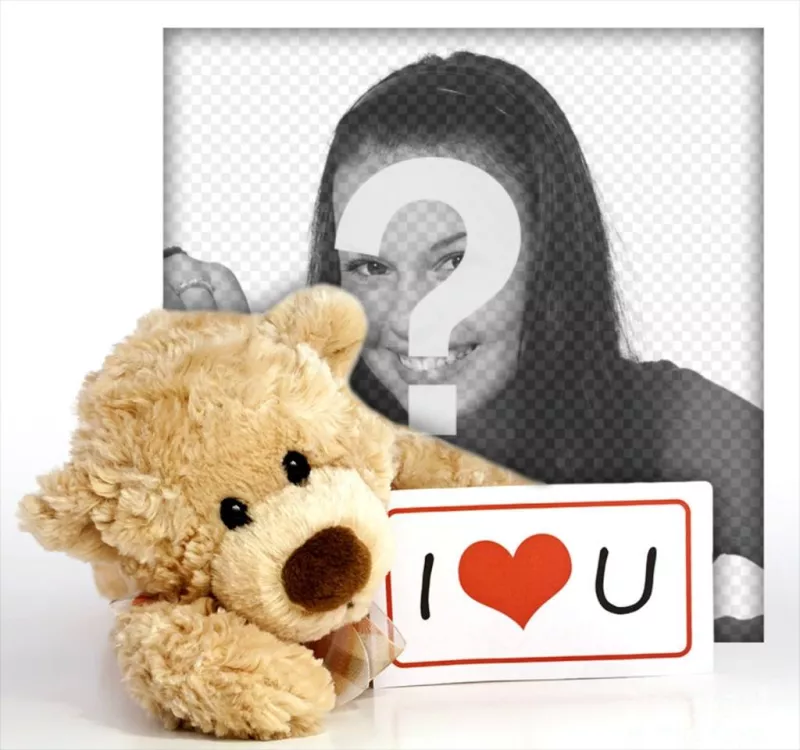 Montage Photo Love With The Phrase I Love You Photofunny
