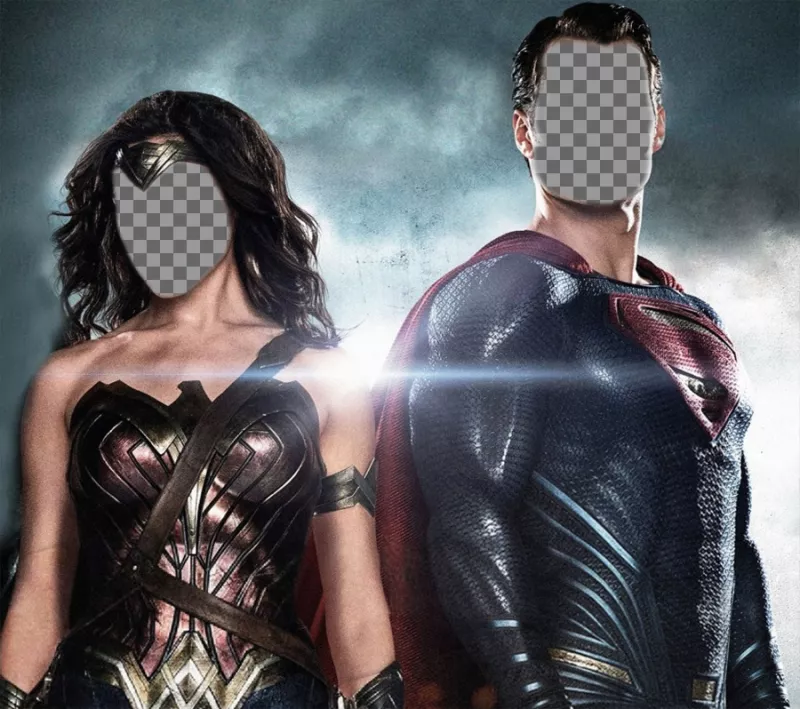 Put your face on Wonder Woman and Superman with this fun effect ..