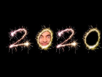 effect to put ur photo in the year 2025 zero of fireworks