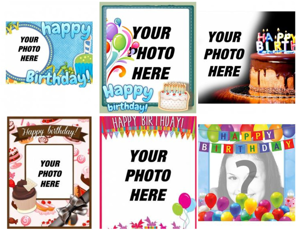 Birthday postcards to do with your photos