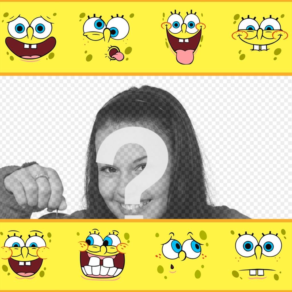 Child photo frame for your pictures of SpongeBob SquarePants ..