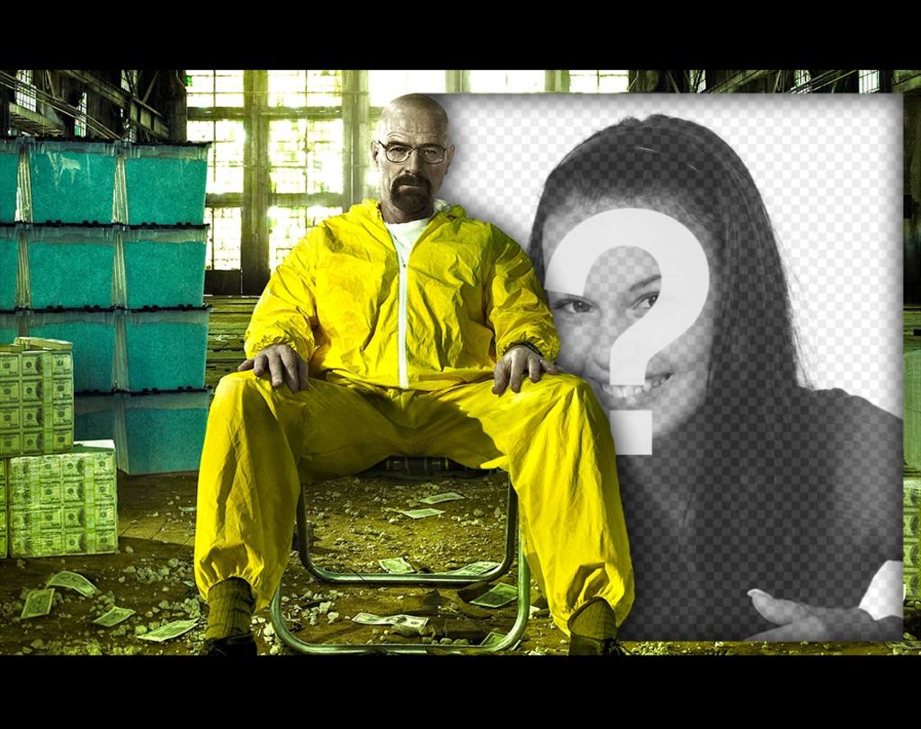 Create A Photomontage With The Protagonist Of The Breaking Bad Serial