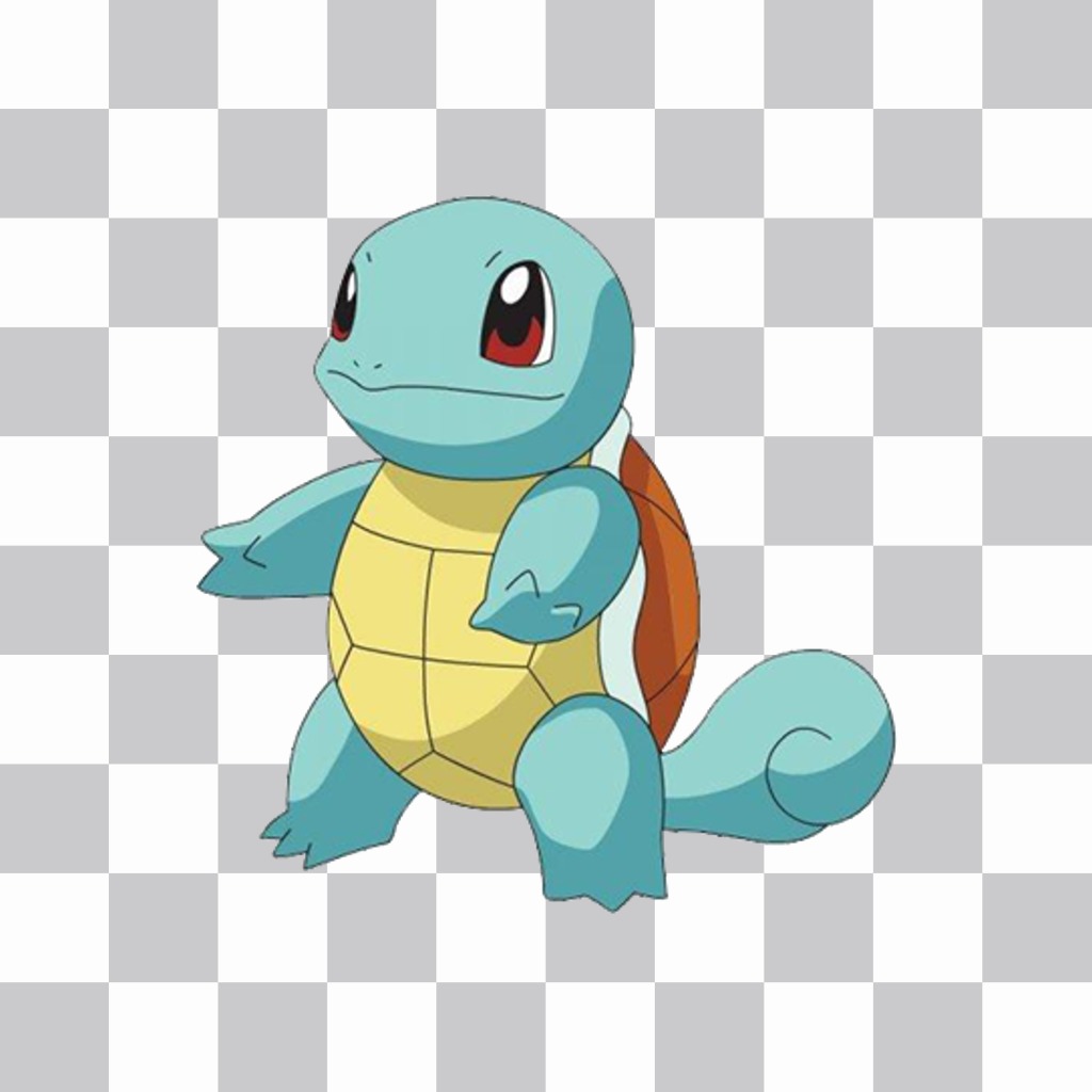 Photomontage To Add The Pokemon Squirtle In Your Photos For Free